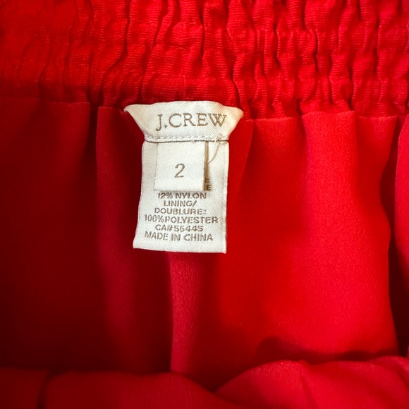 J. Crew Red Mini Skirt Size 2 - Picture 3 of 3